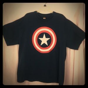 Marvel Mad Engine Captain America Shield shirt